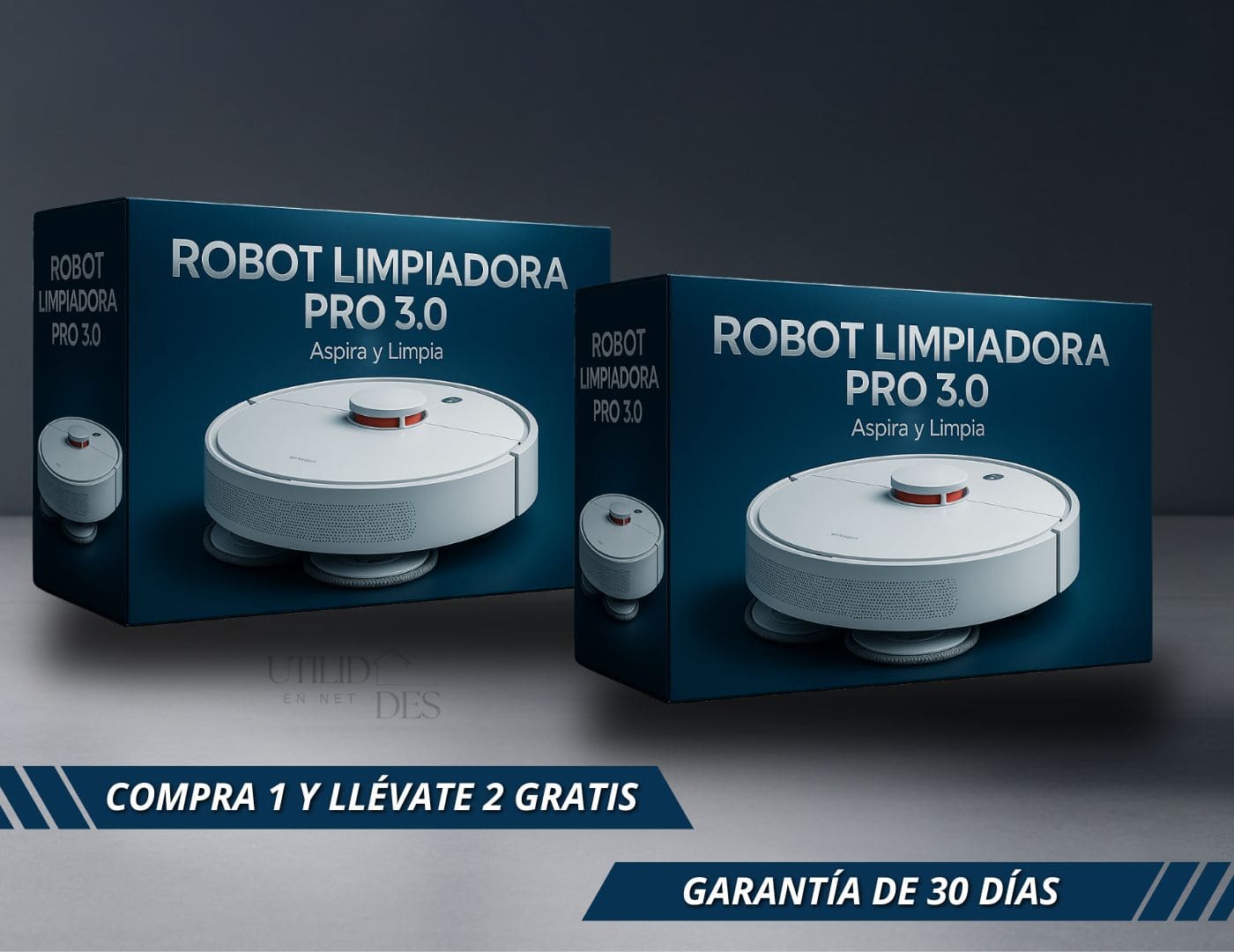 Robot Limpiadora PRO 3.0 Aspira y Limpia | COMPRE 1 LLÉVATE 2