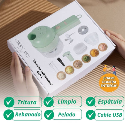 Triturador 6 en 1 + Dispensador de Regalo